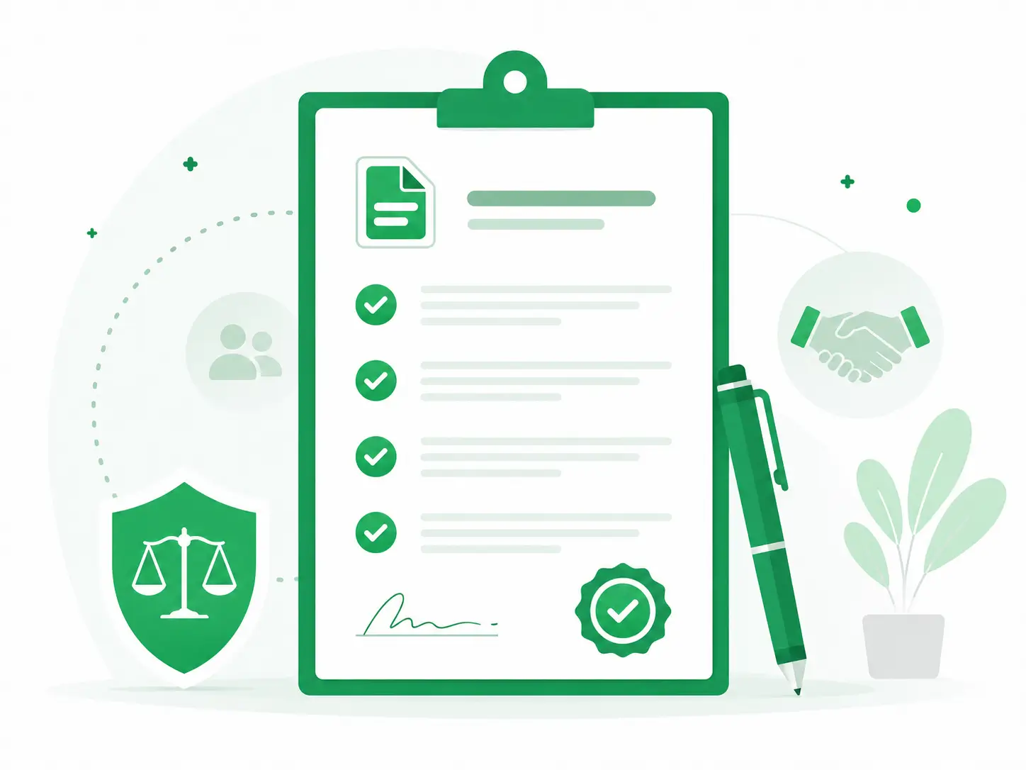 Contract/legal Document Icon Image