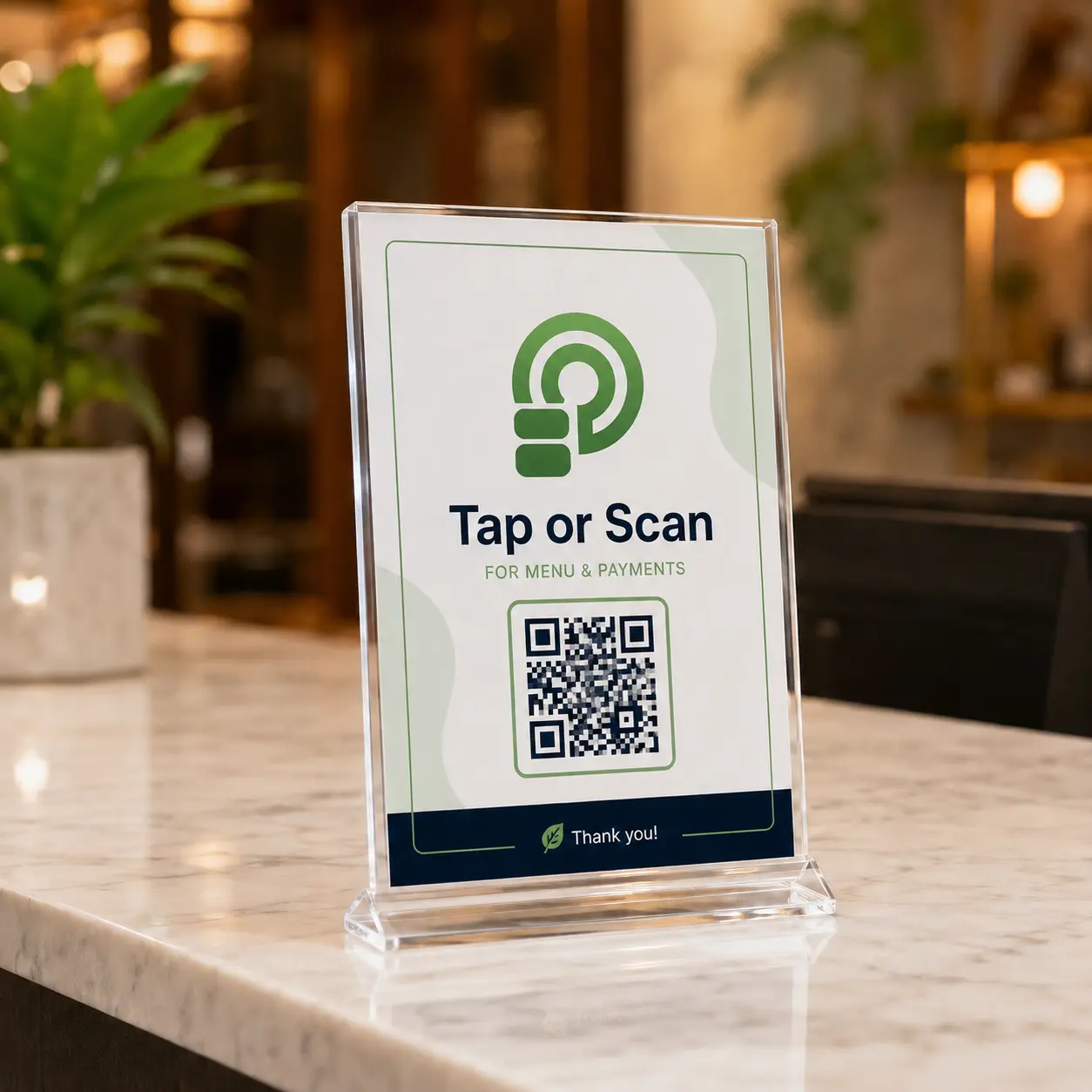 Table Tap Standee