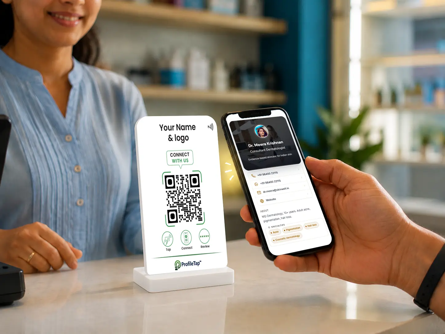 one tap and get 5 star reviews