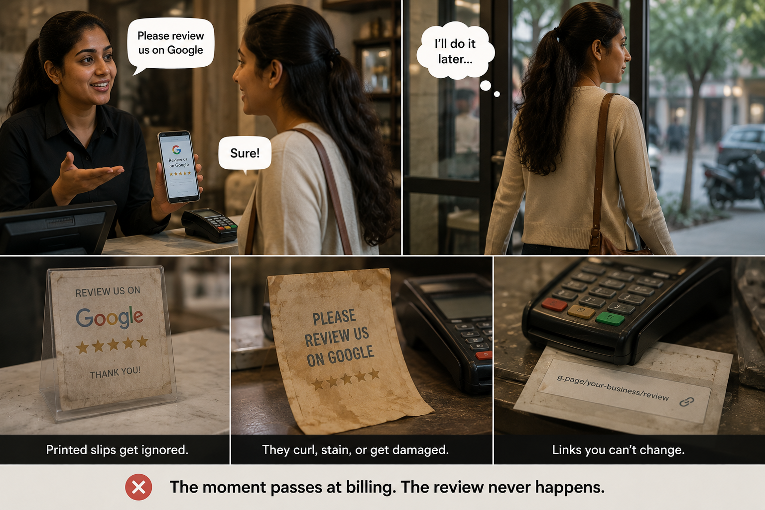 Asking gets no review