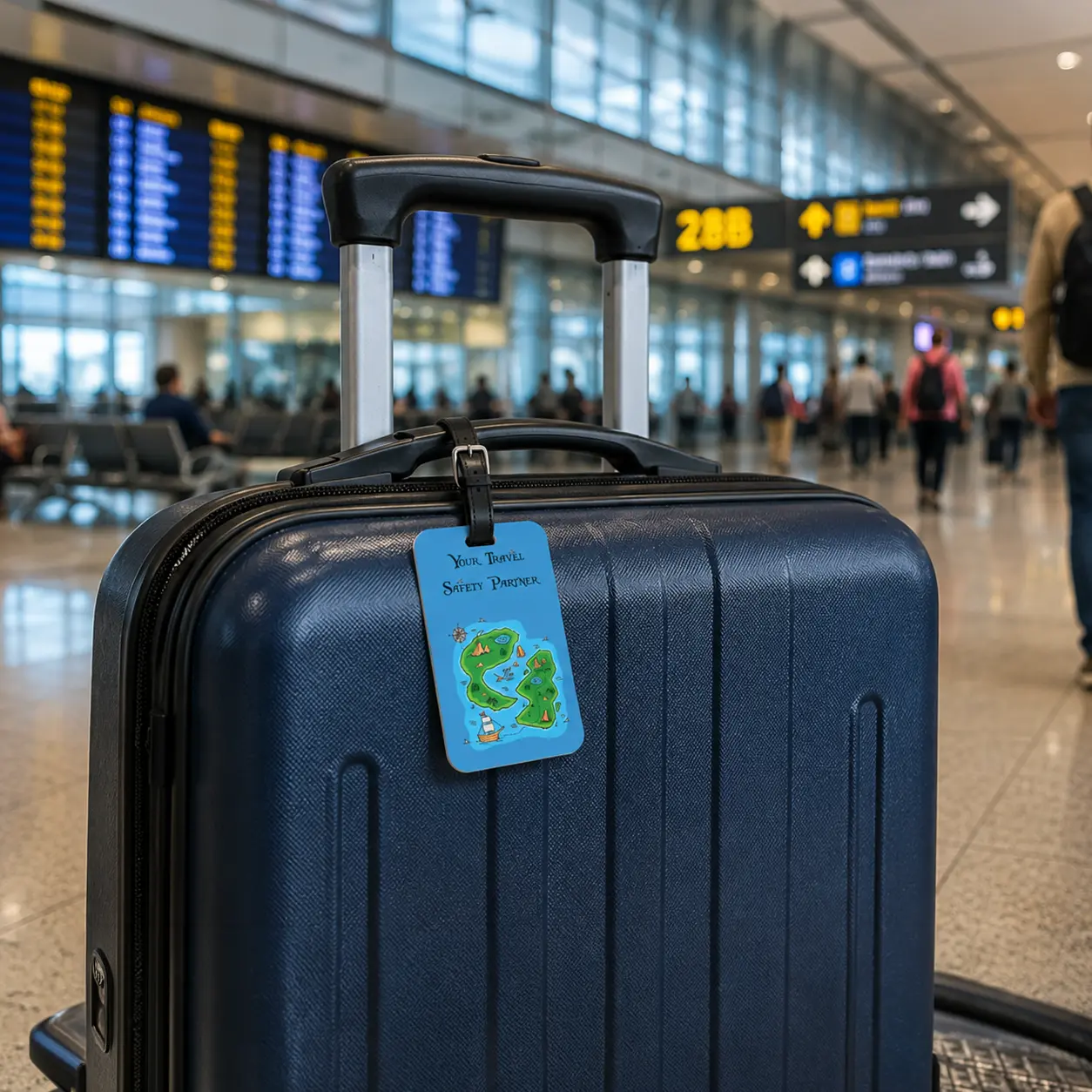 Smart QR+NFC Luggage Tag (Pack of 2)