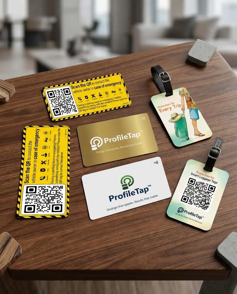 Travel Pro Bundle (Luggage Tags, Emergency & Vehicle Tags)