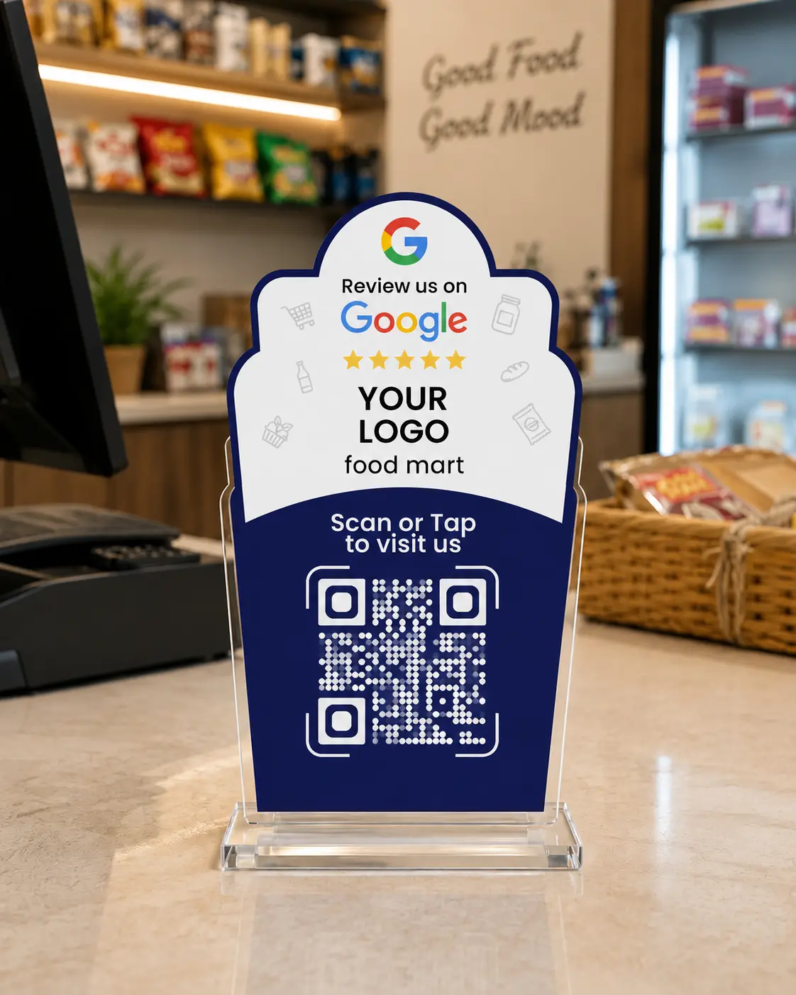 Google Review NFC Standee-Acrylic
