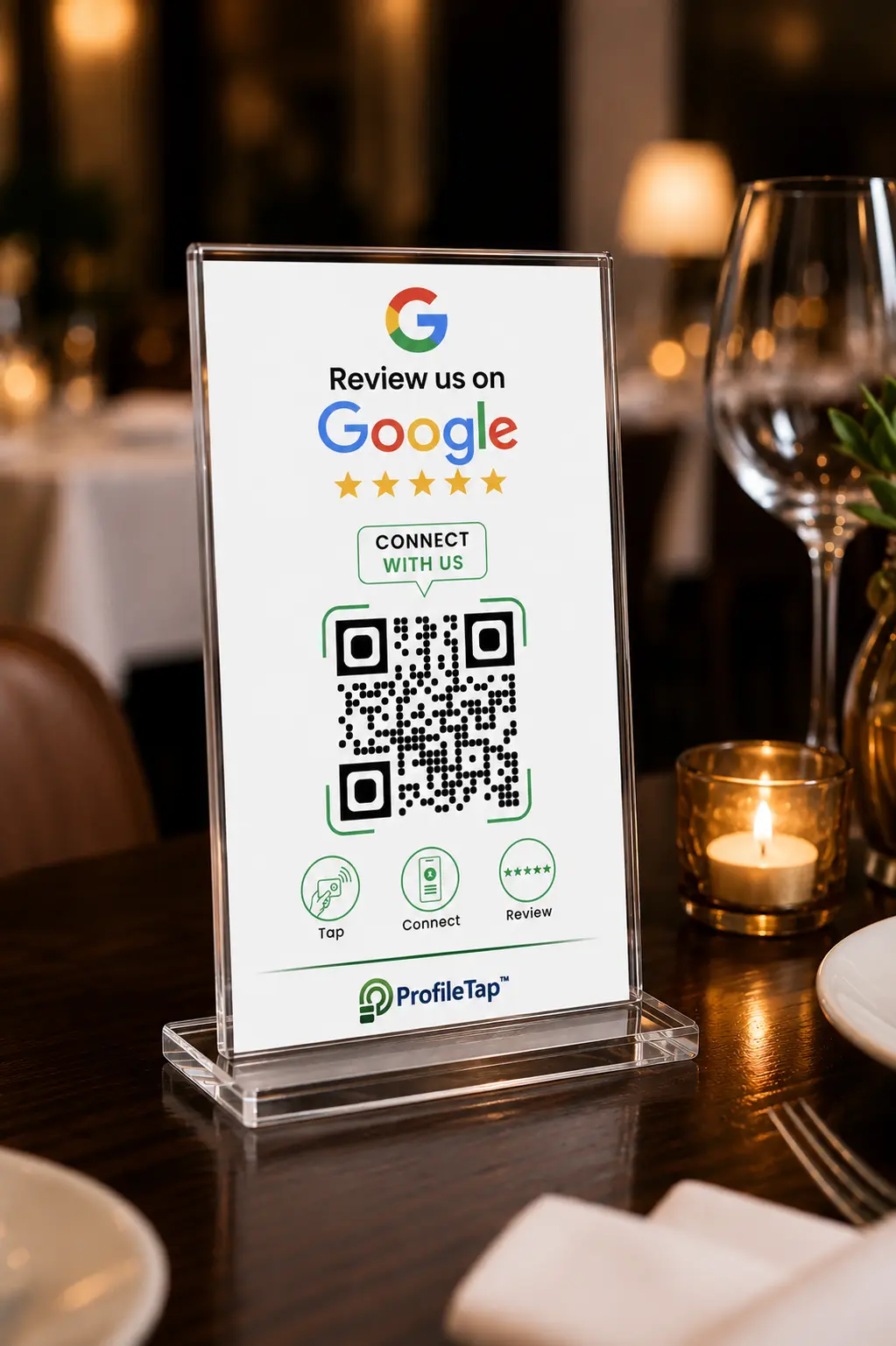 Google Review Standee