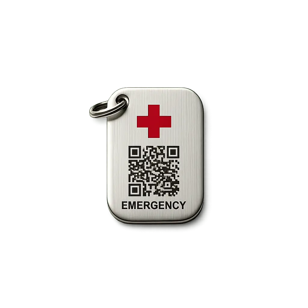 Medical ID QR Tag