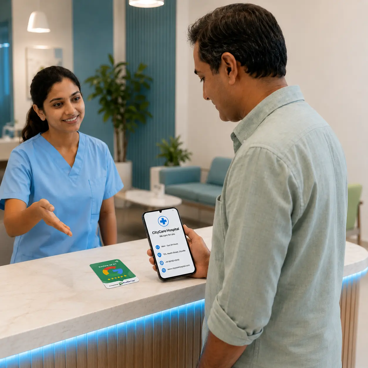 RECEPTION DESK