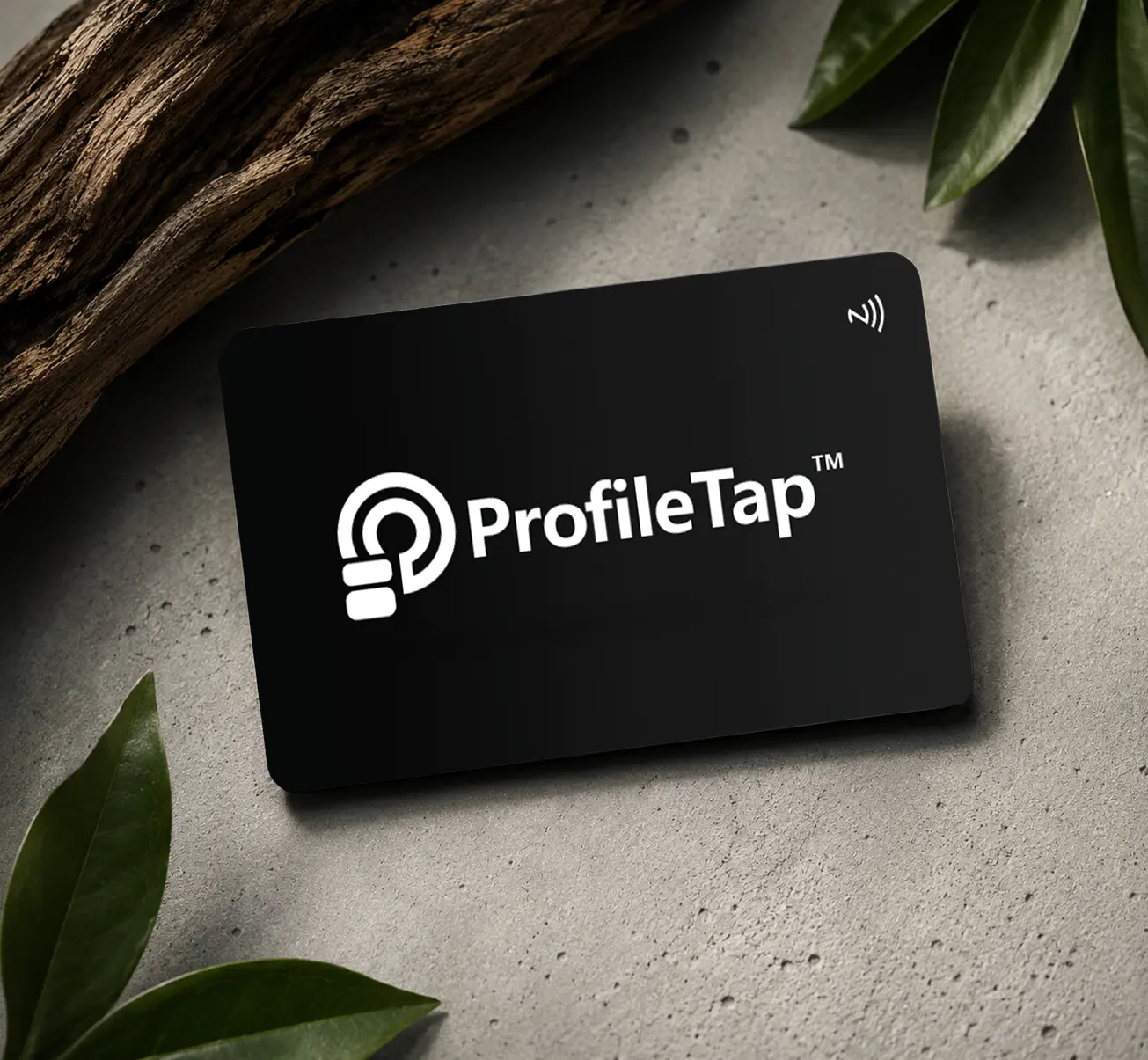 Black PVC NFC Digital Business Card