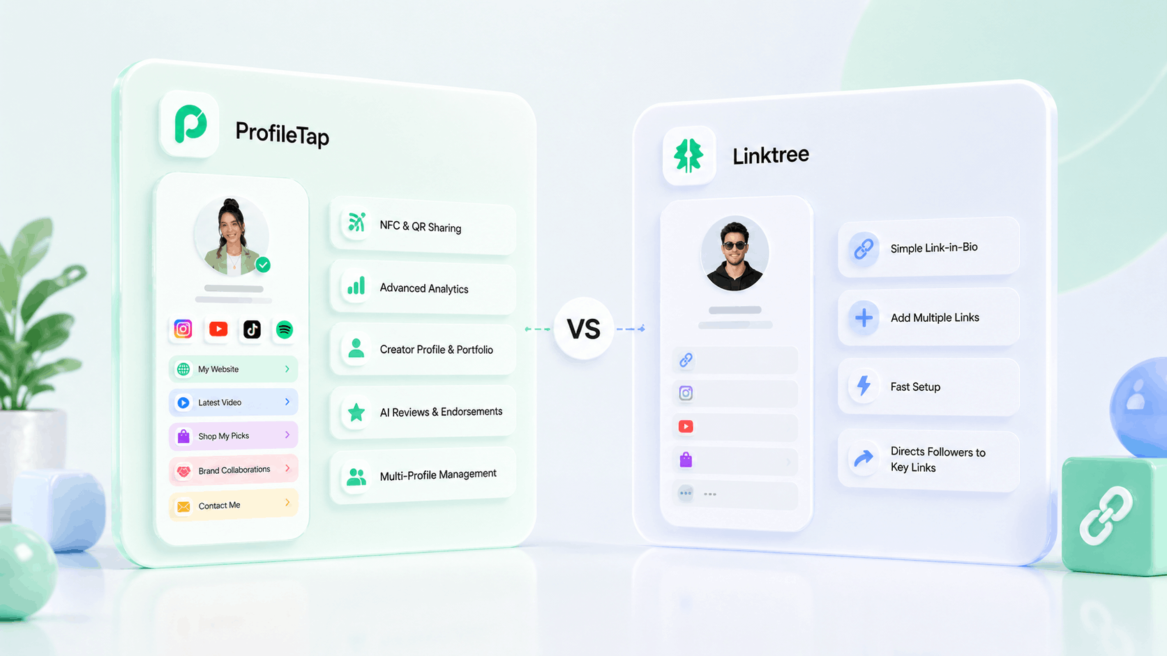 Linktree features
