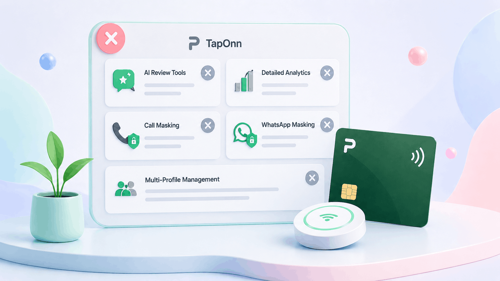 TapOnn limitations