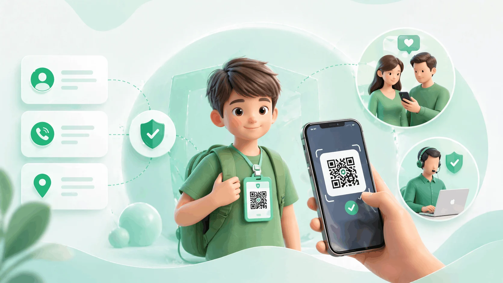 Emergency Contact Card for Kids: QR Safety Guide | ProfileTap