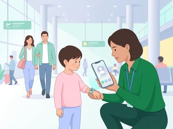 Family vacation with QR wristbands